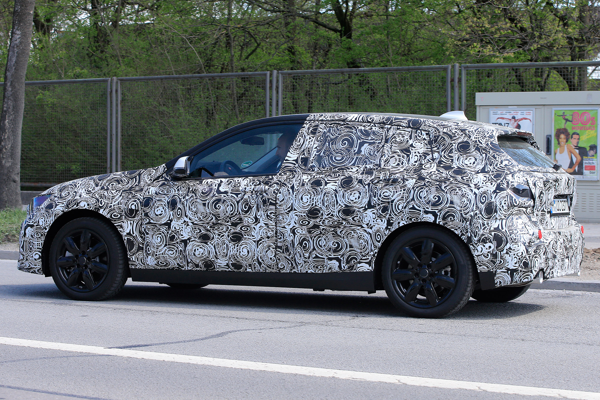 2019 BMW 1 Series spy shot side