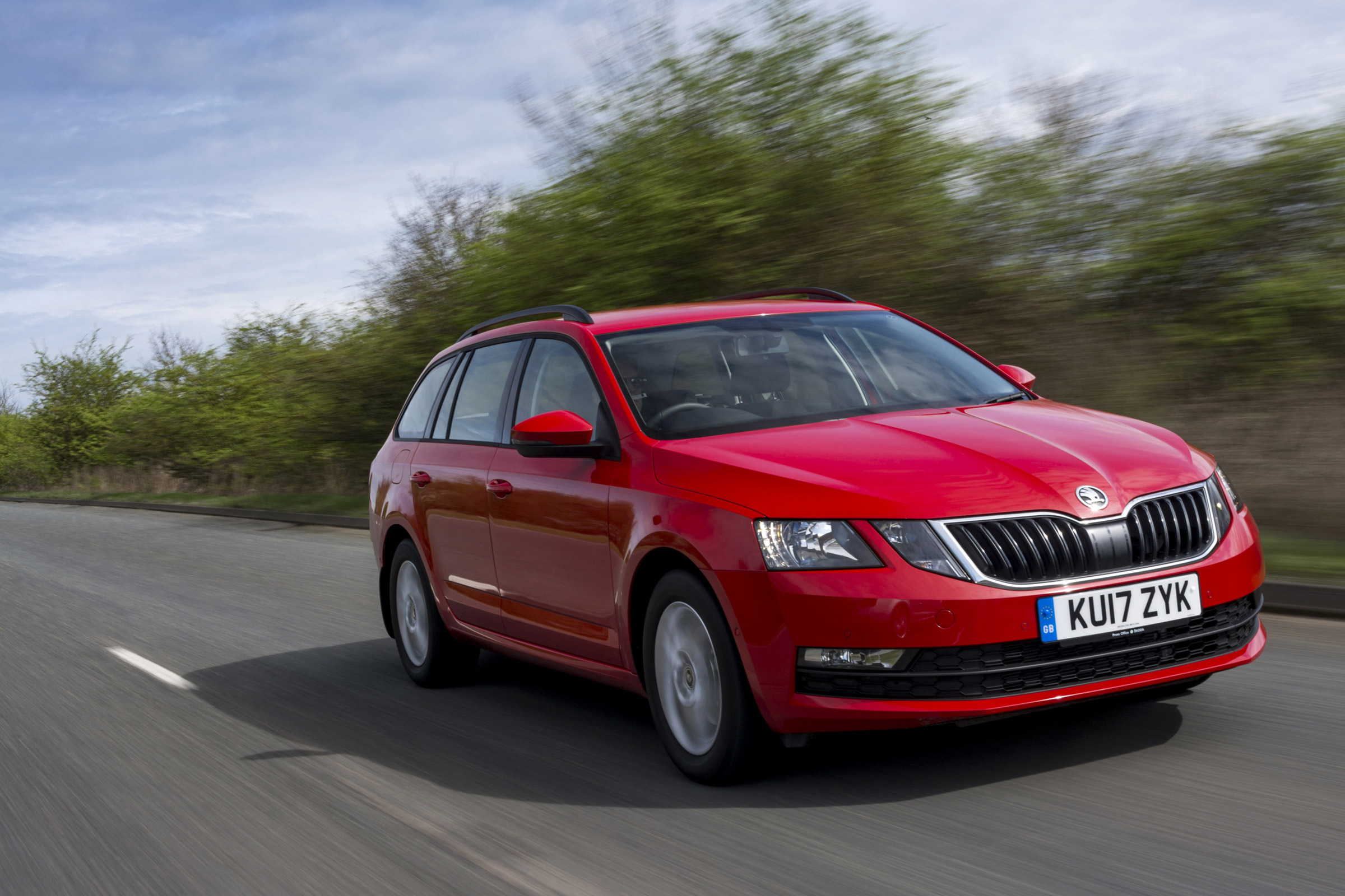 Skoda Octavia Estate 2017 facelift front