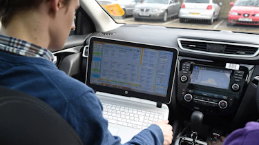 Real world emissions testing laptop