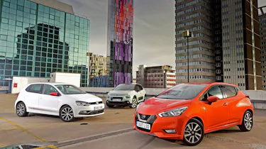 Nissan Micra vs Volkswagen Polo vs Citroen C3 - header