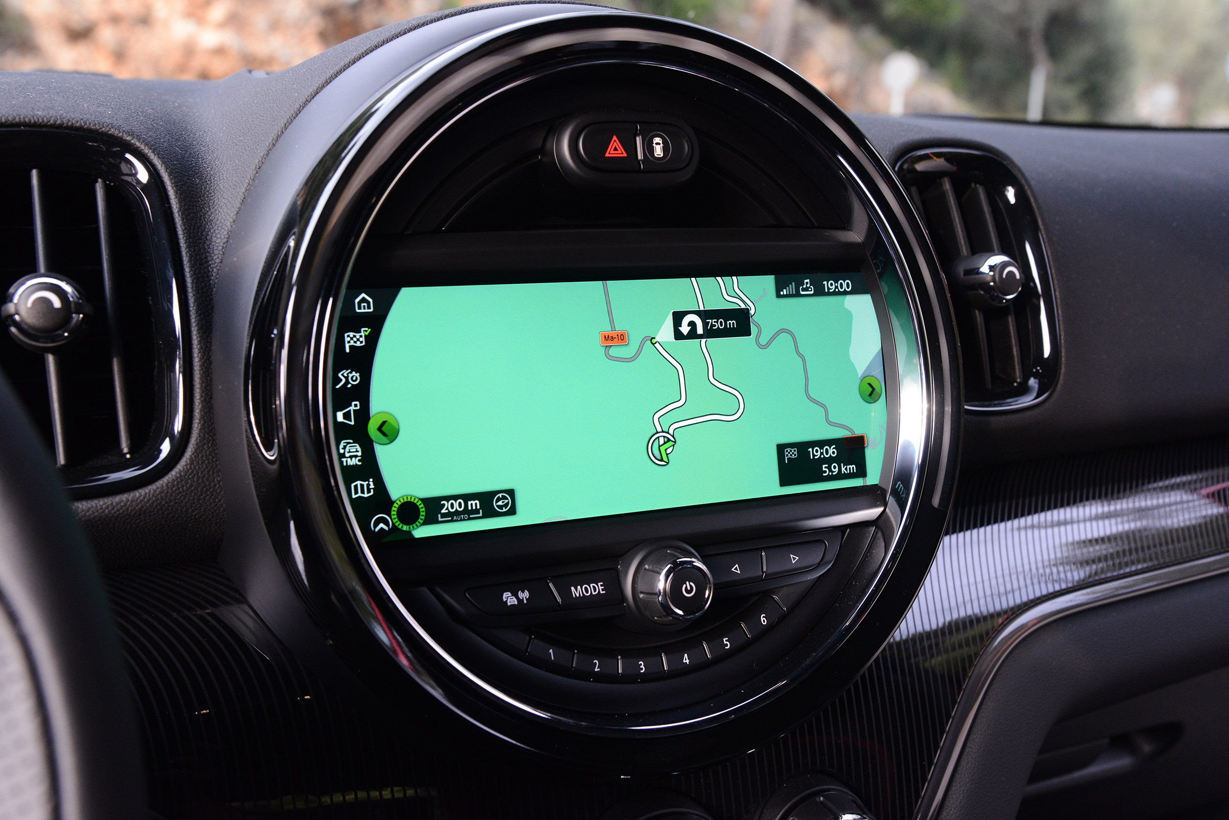 MINI JCW Countryman - sat-nav