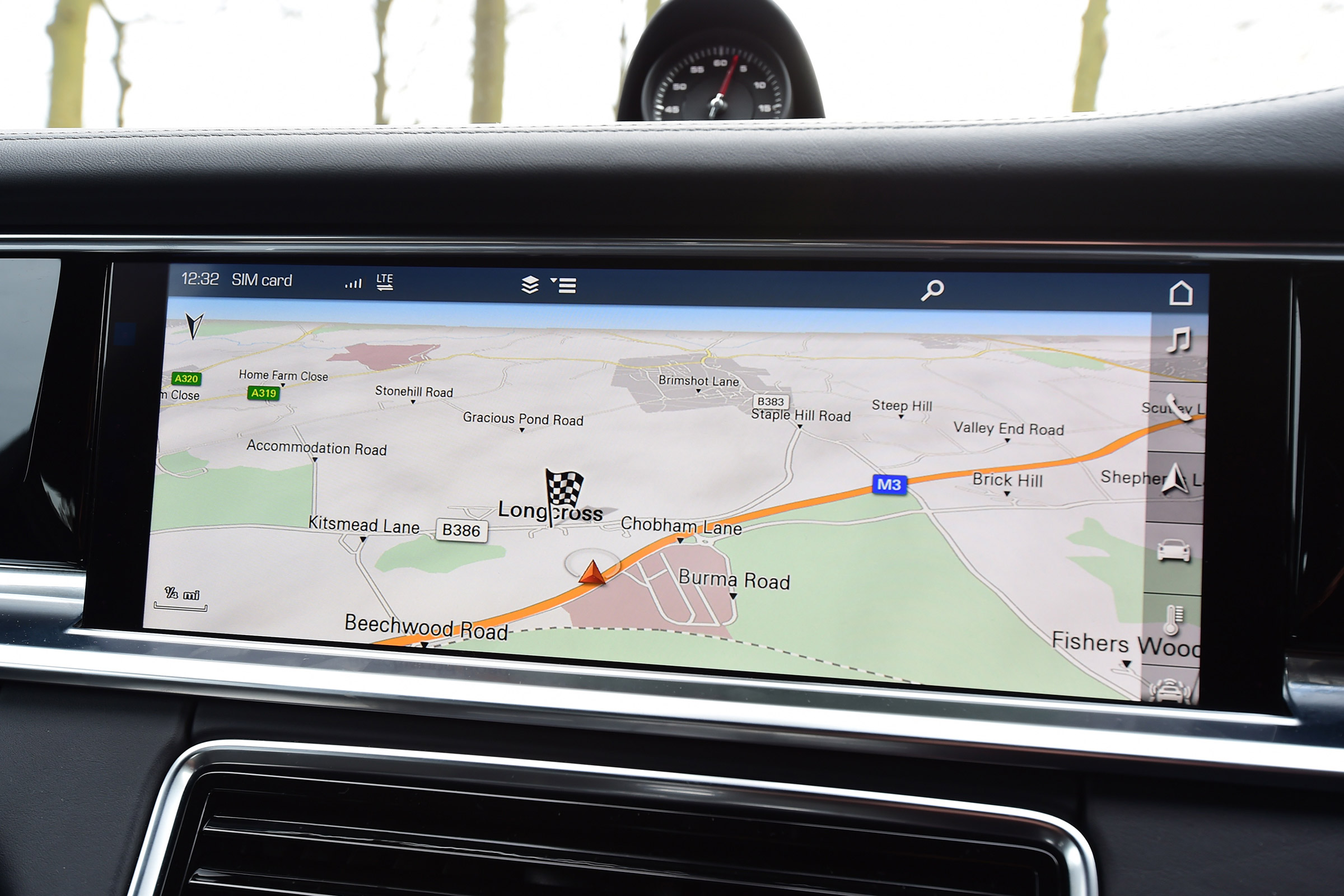 Porsche Panamera - sat-nav