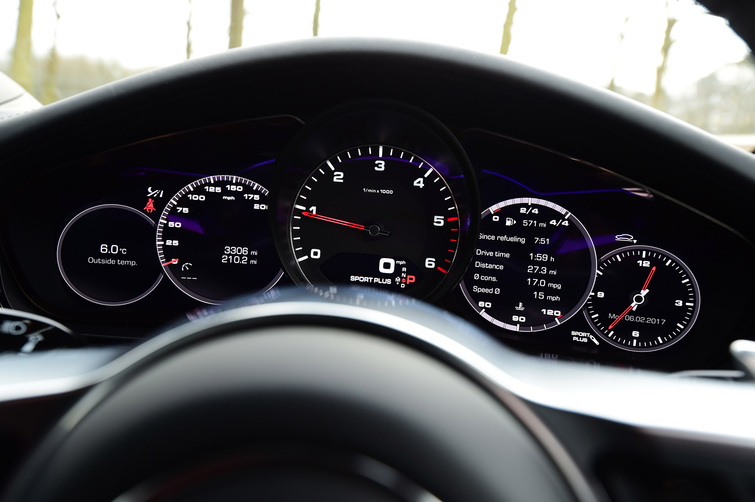 Porsche Panamera - dials
