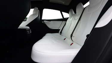 Tesla Model S - rear seats