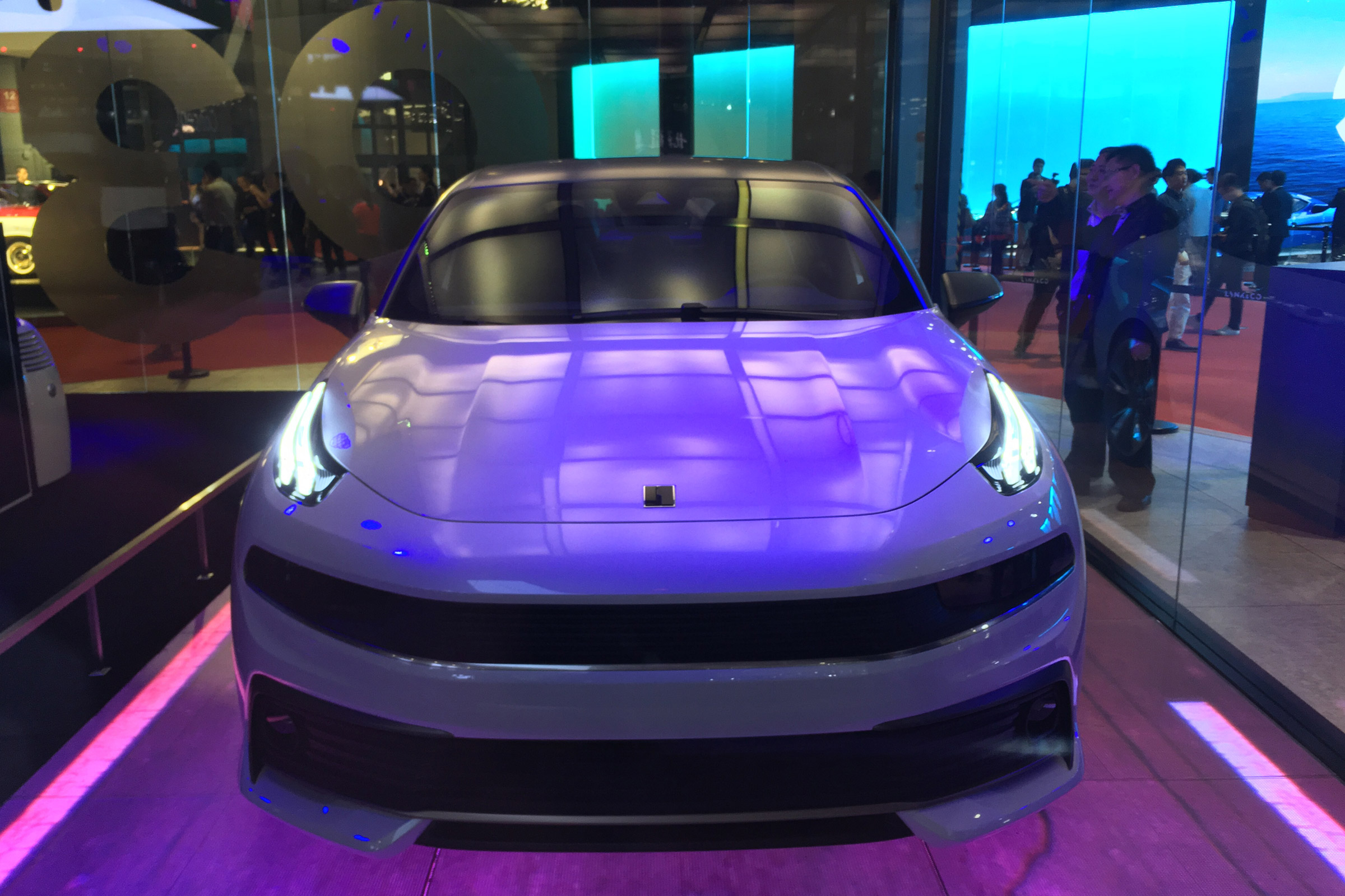 Lynk and Co 03 concept saloon car nose