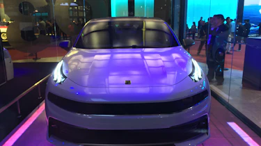 Lynk and Co 03 concept saloon car nose