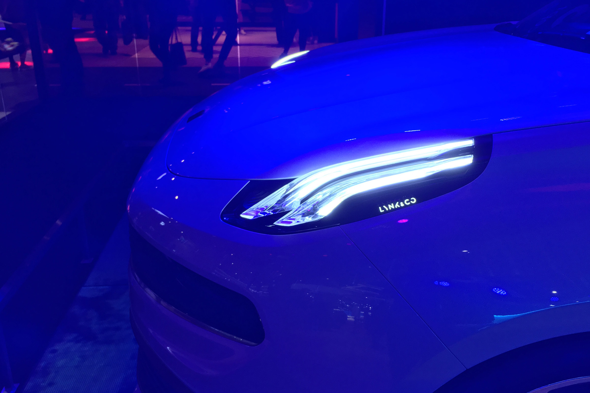 Lynk and Co 03 concept saloon car light