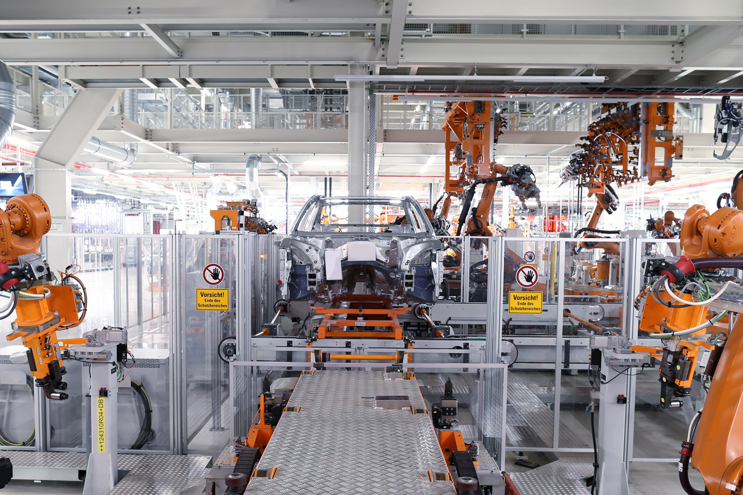 Audi A8 body shell factory