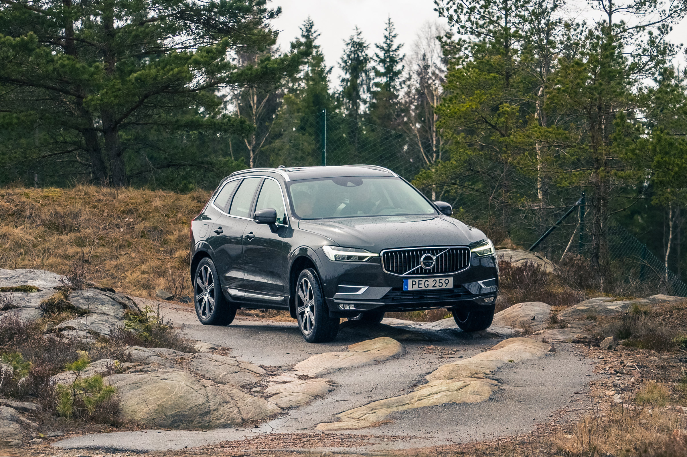 Volvo XC60 ride review - front bumps