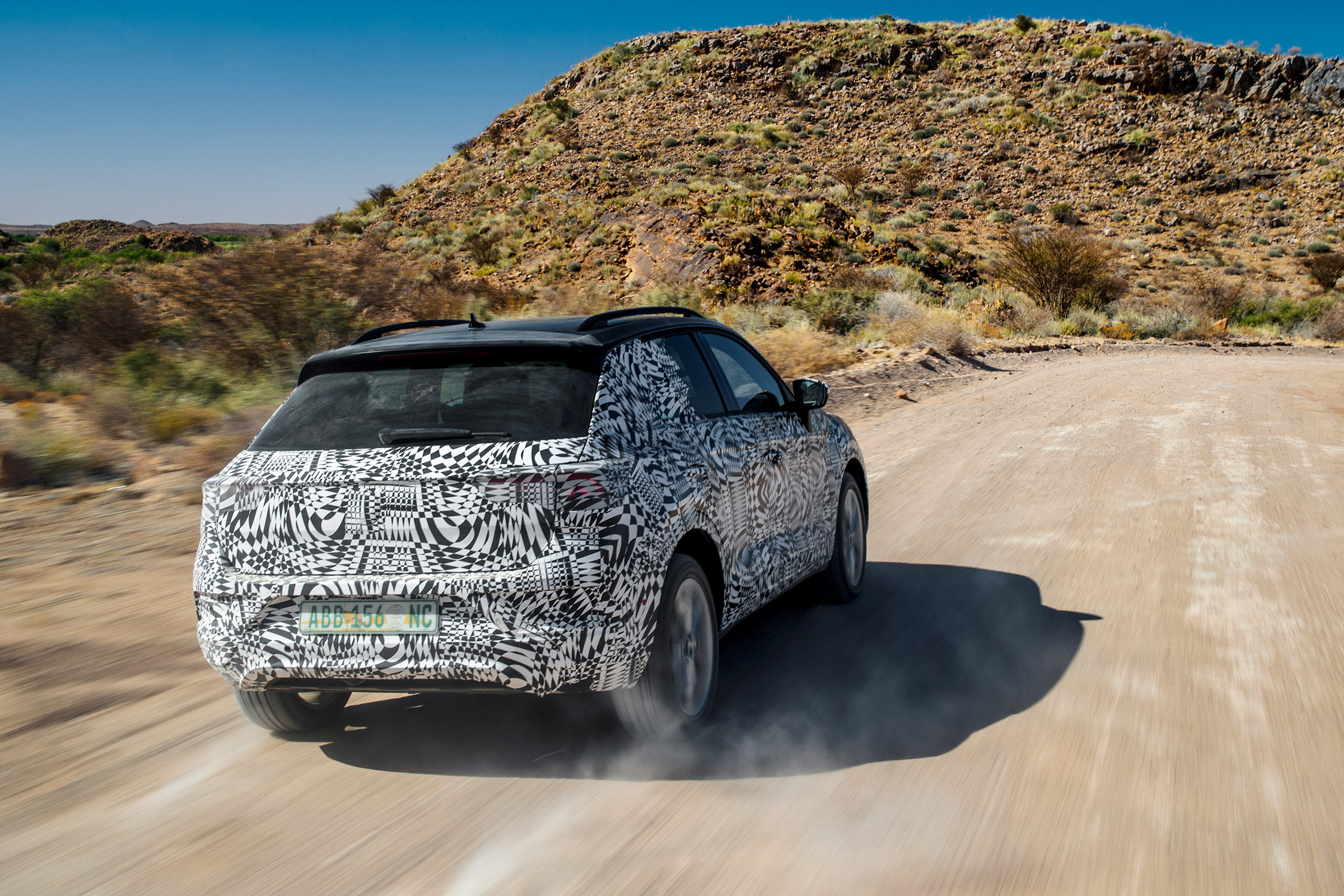 Volkswagen T-Roc prototype - rear action