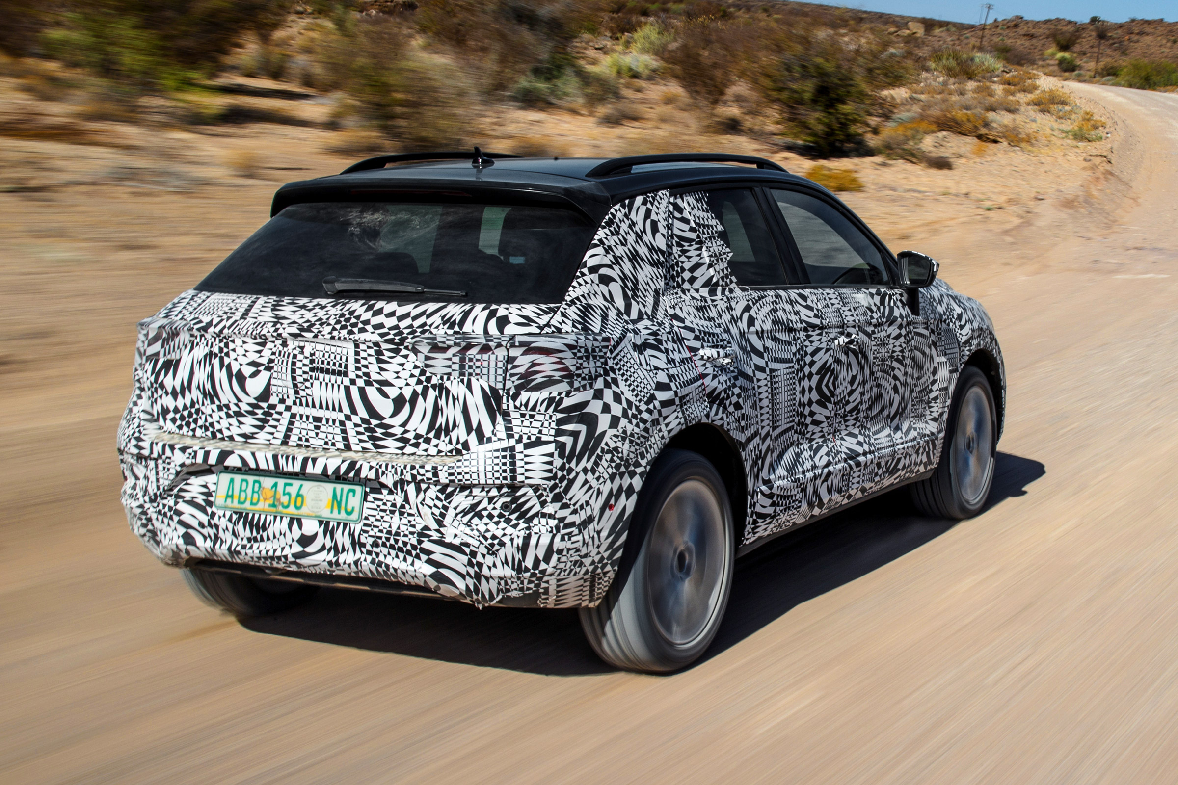 Volkswagen T-Roc prototype - rear