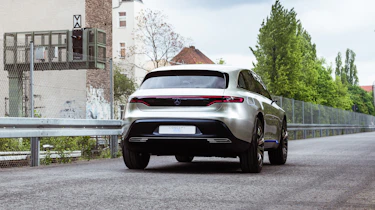 Mercedes EQ Concept - rear tracking