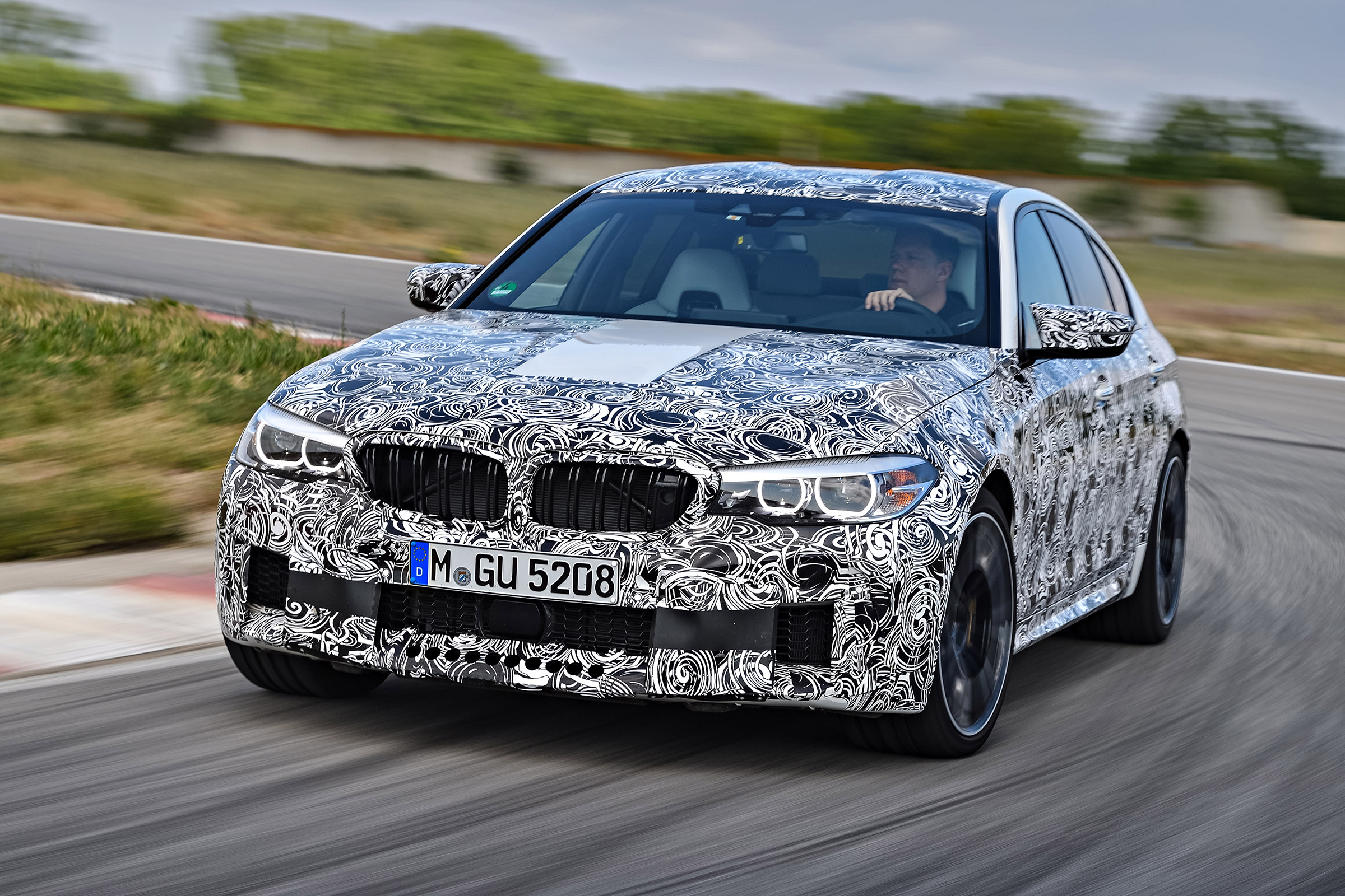 BMW M5 prototype - front