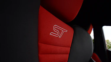 Ford Fiesta ST 5-door - front seat ST badge