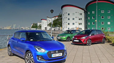 Suzuki Swift vs Toyota Yaris vs Skoda Fabia - header