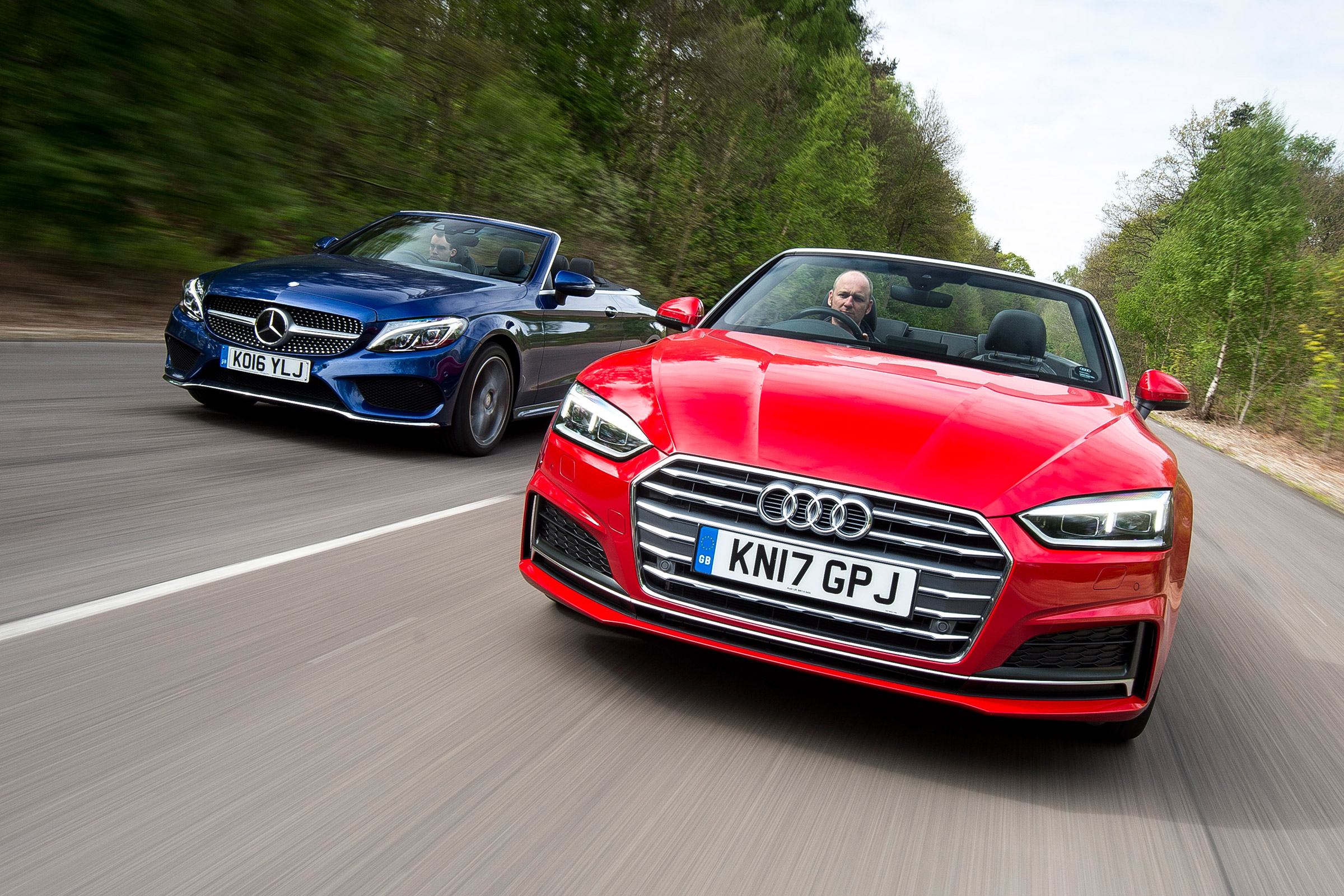 Audi A5 Cabriolet vs Mercedes C-Class Cabriolet - header