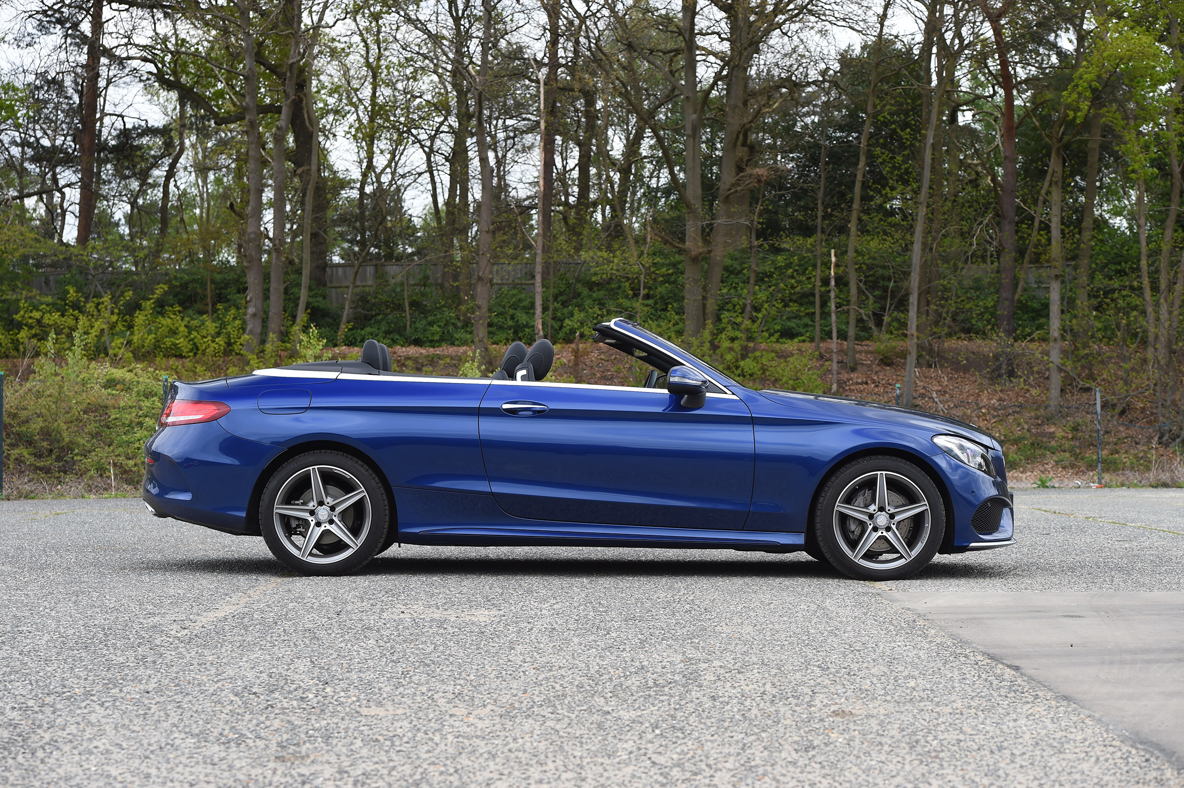 Mercedes C-Class Cabriolet - roof open