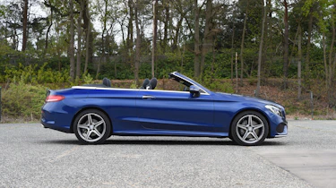 Mercedes C-Class Cabriolet - roof open