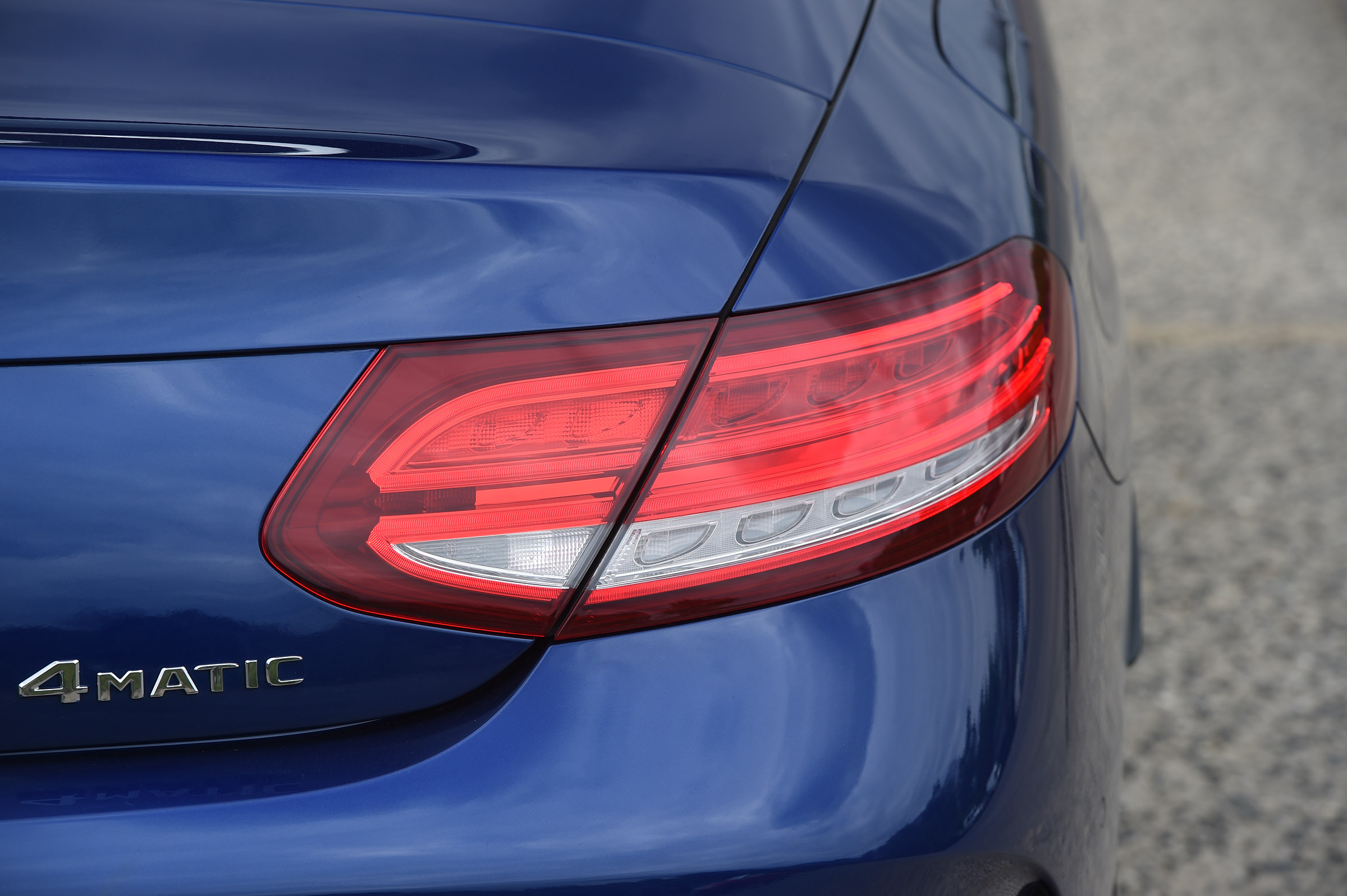 Mercedes C-Class Cabriolet - rear light detail