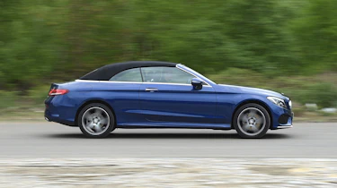Mercedes C-Class Cabriolet - side action