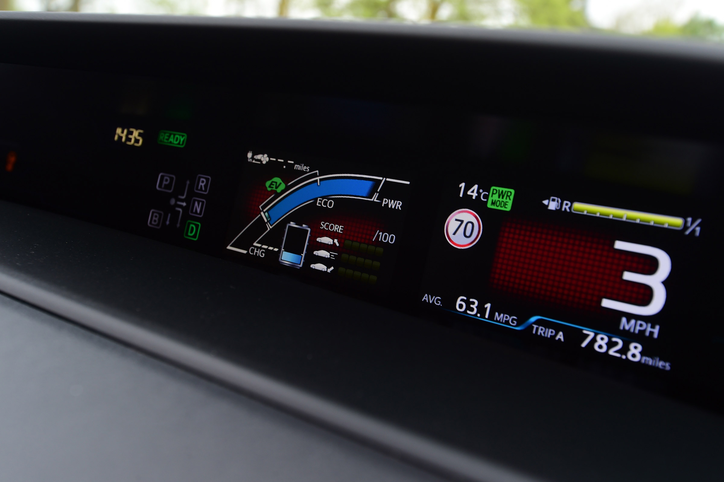 Toyota Prius Plug-in - instruments