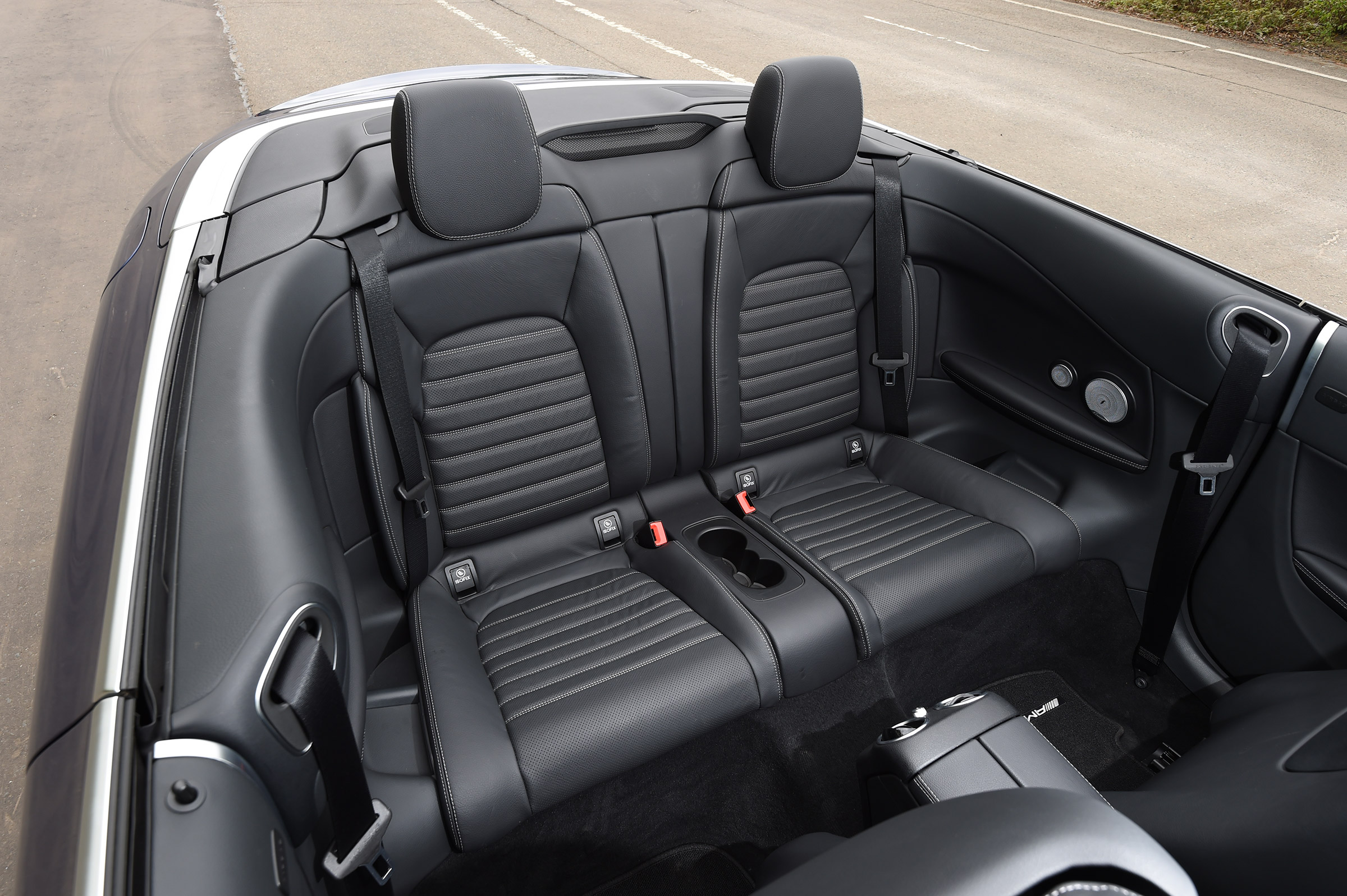 Mercedes C-Class Cabriolet - rear seats