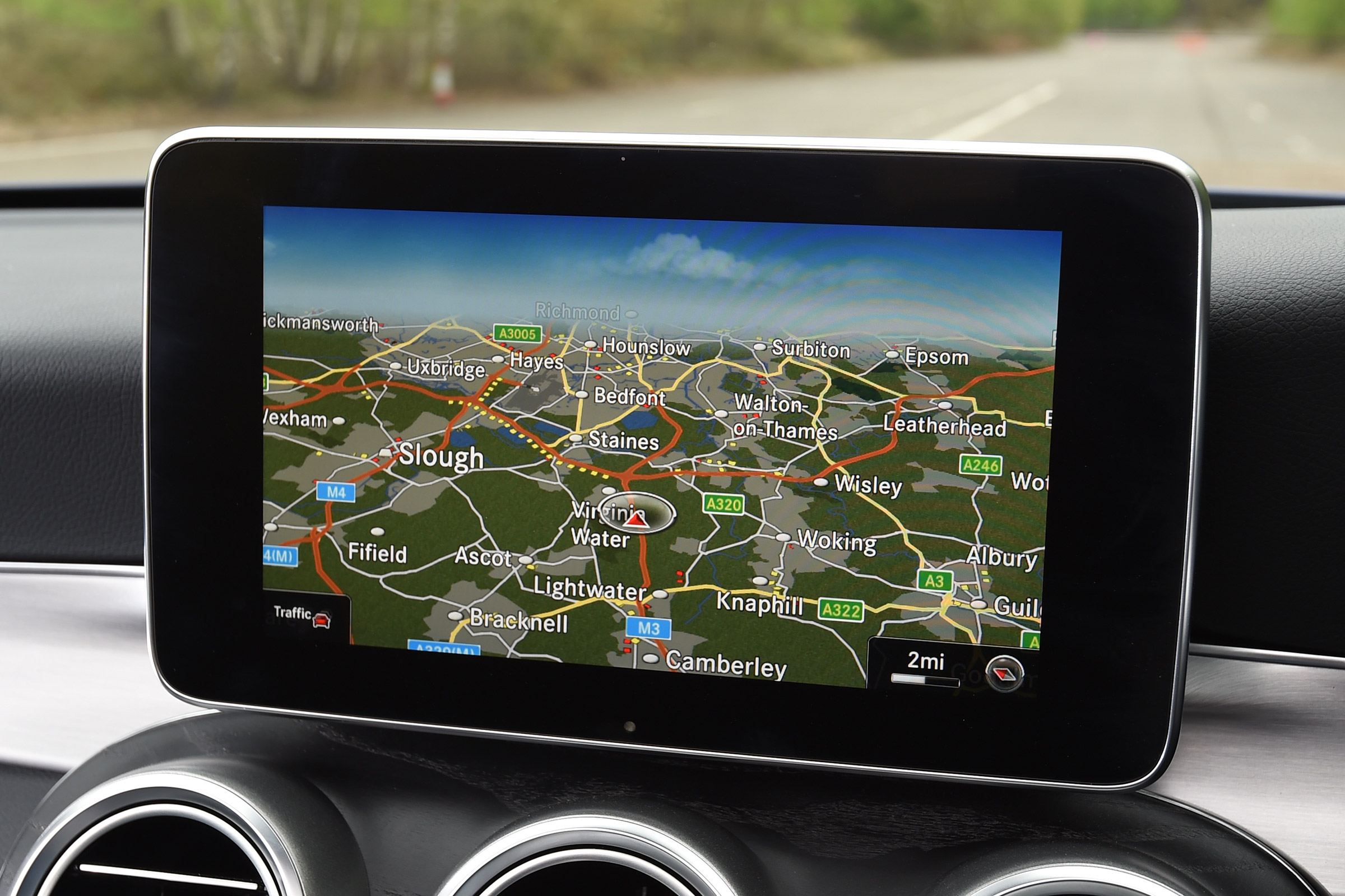 Mercedes C-Class Cabriolet - sat-nav