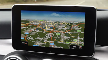Mercedes C-Class Cabriolet - sat-nav