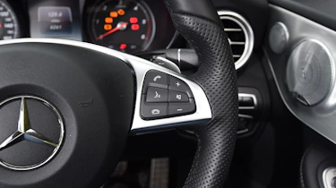 Mercedes C-Class Cabriolet - steering wheel controls