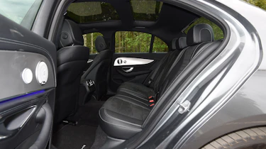 Mercedes E 350e - rear seats