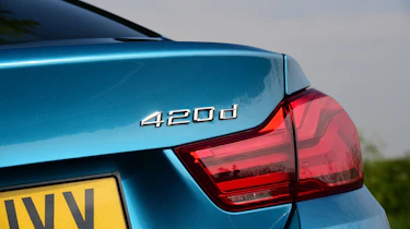 BMW 420d M Sport - 420d badge