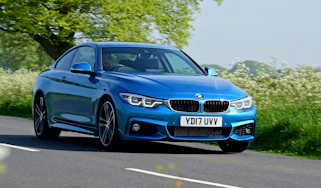 BMW 420d M Sport - front tracking