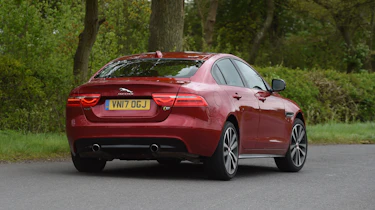 Jaguar XE S - rear action