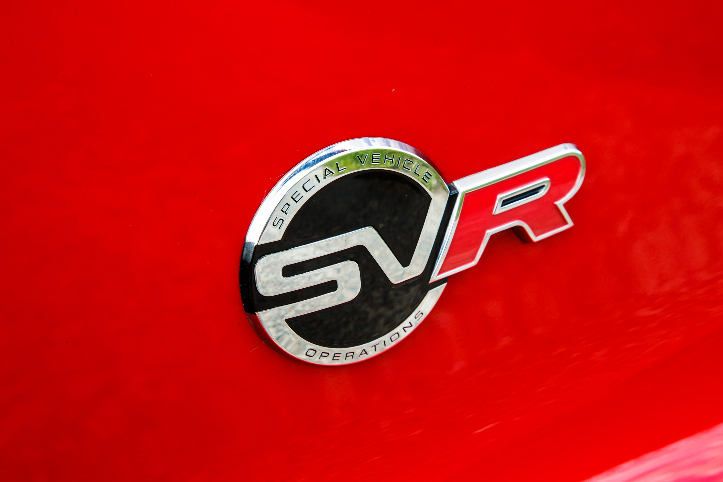 Jaguar F-Type SVR Convertible - SVR badge