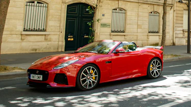 Jaguar F-Type SVR Convertible - side