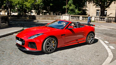 Jaguar F-Type SVR Convertible - front cornering