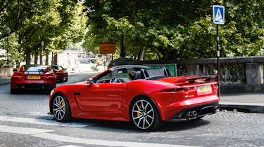 Jaguar F-Type SVR Convertible - rear action