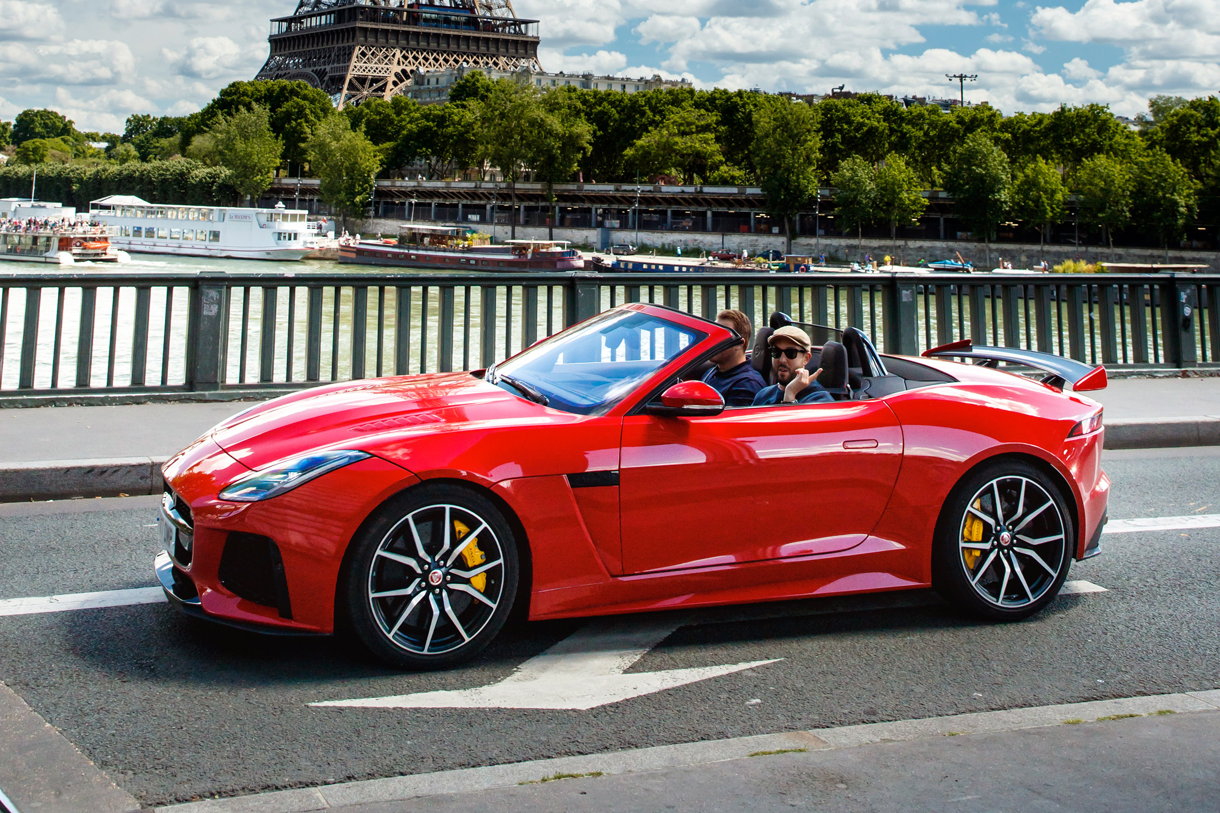 Jaguar F-Type SVR Convertible - side action