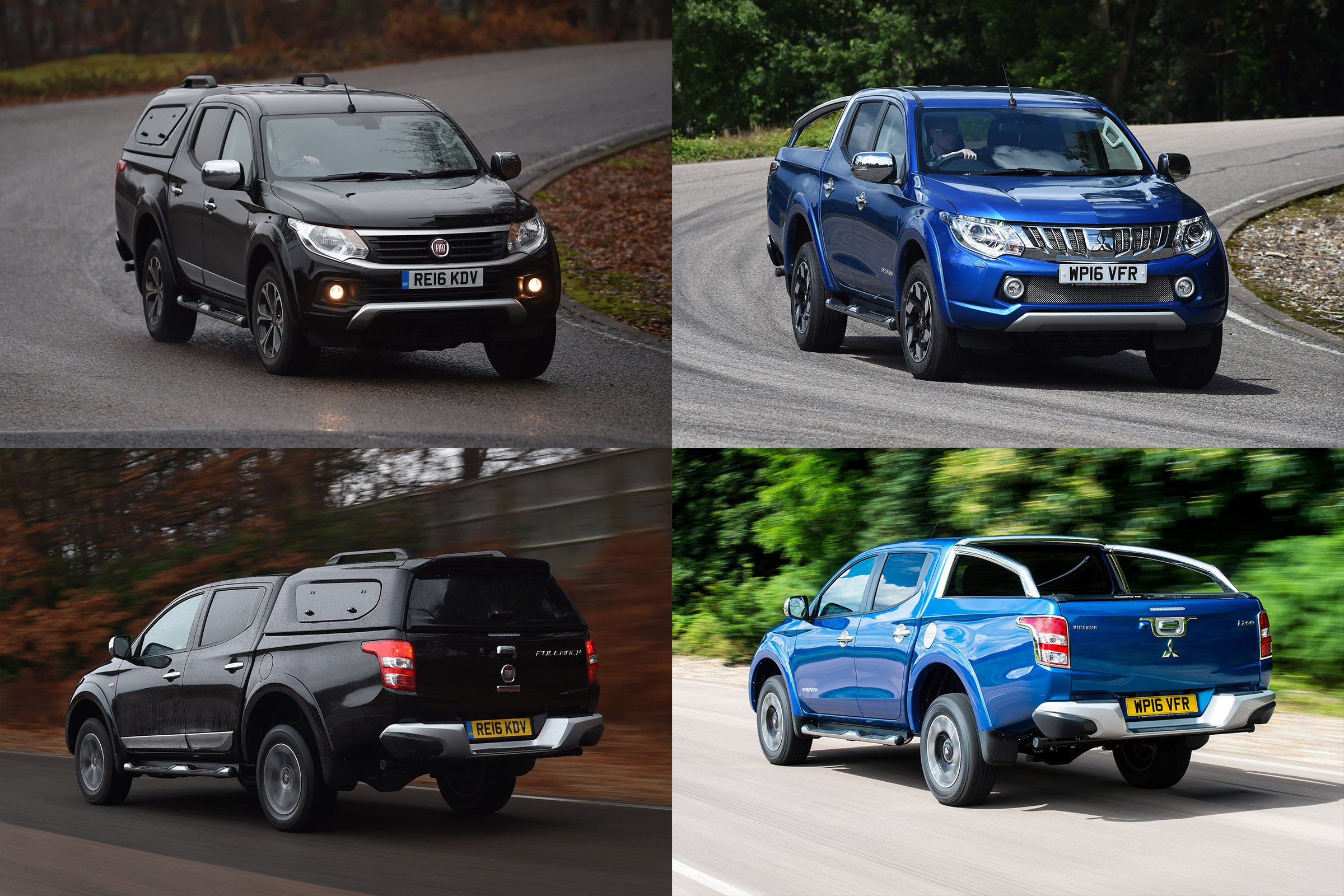 Fiat Fullback vs Mitsubishi L200 - header