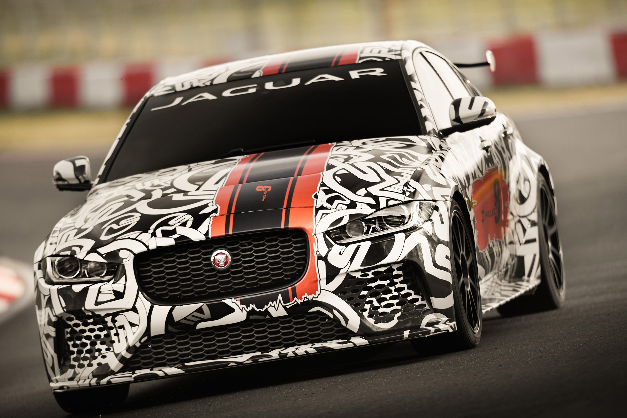 Jaguar XE SV Project8 - front cornering