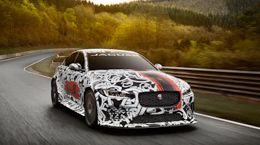 Jaguar XE SV Project8 - front tracking