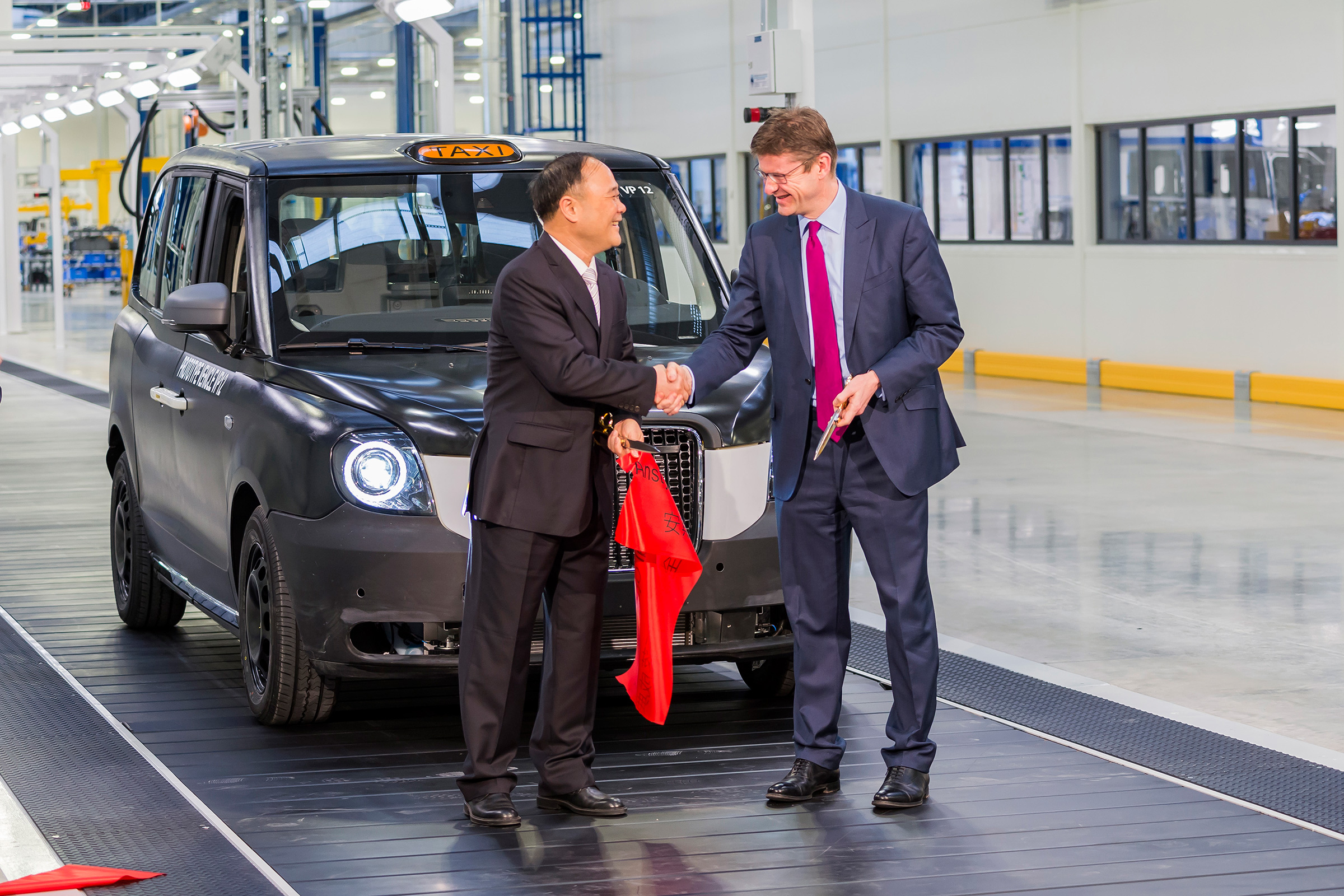 London Taxi Company - ribbon cutting