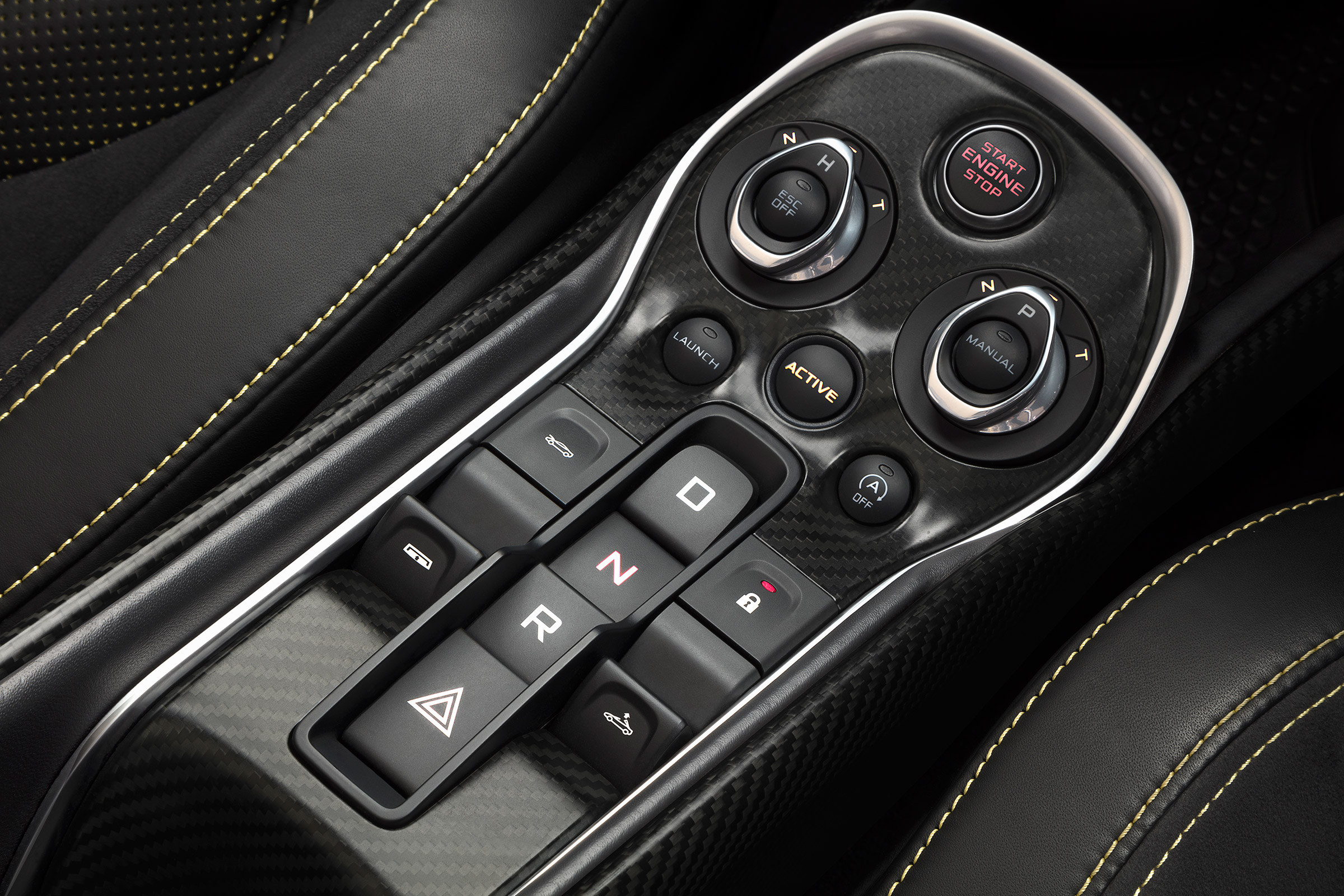 McLaren 570S Spider - centre console