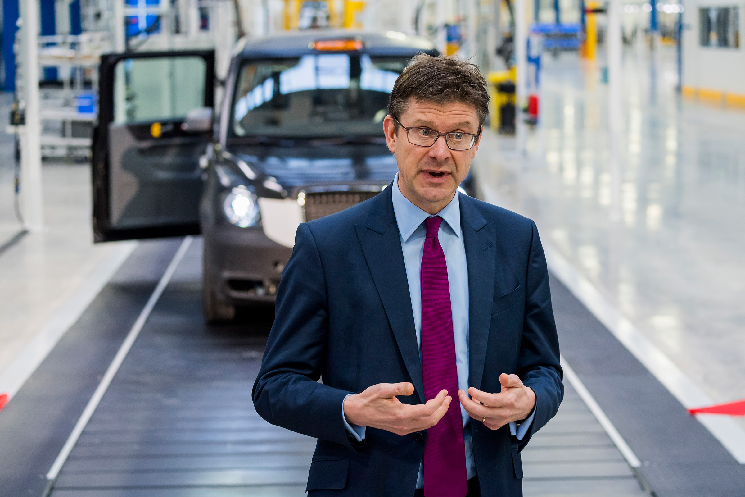 London Taxi Company - UK Business Secretary Greg Clark