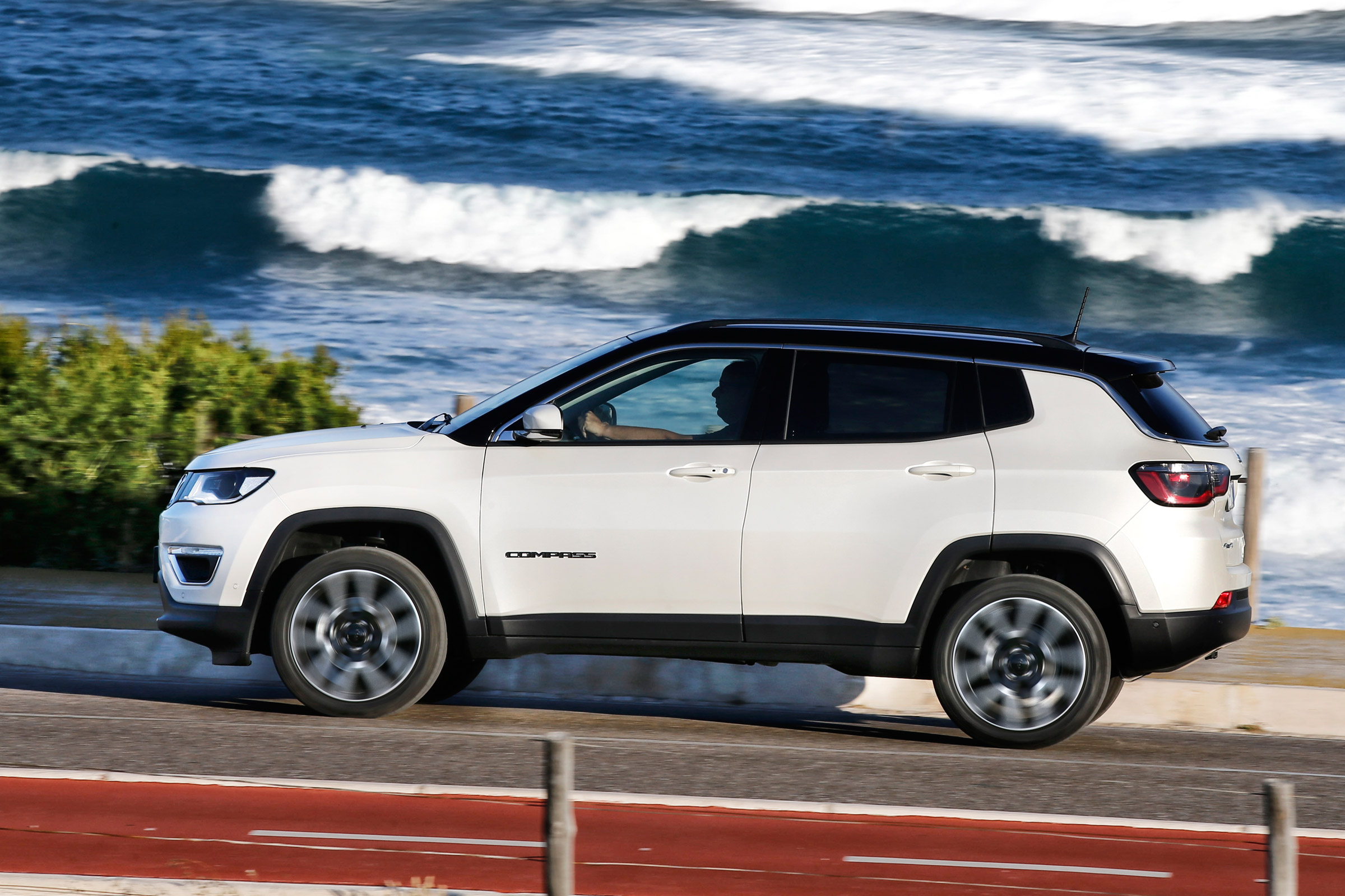 2017 Jeep Compass - side profile in motion