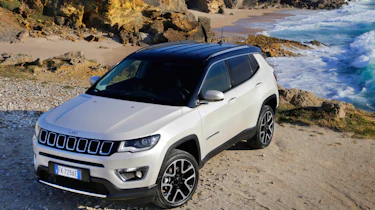 2017 Jeep Compass - parked beach
