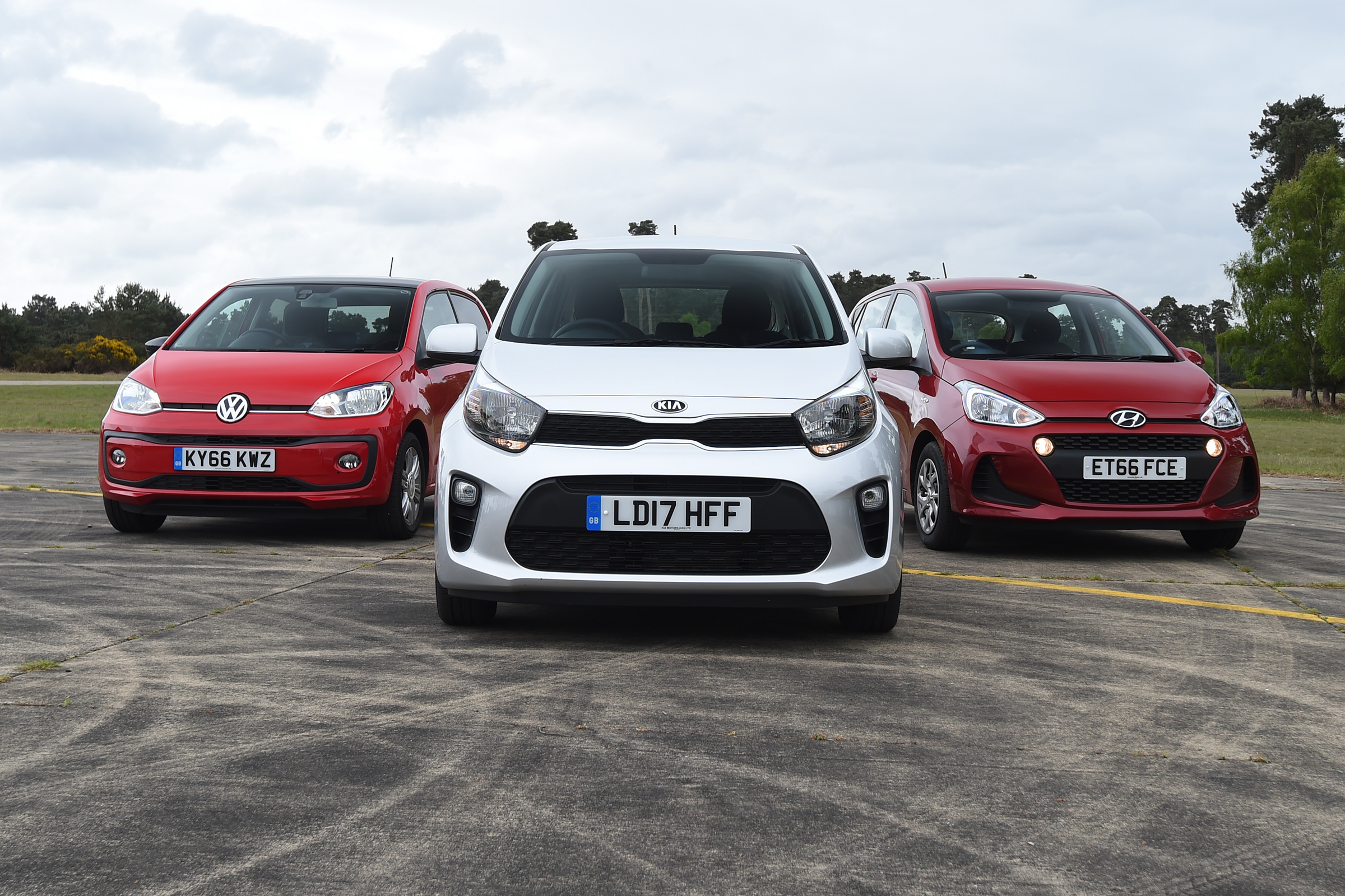 Kia Picanto vs Volkswagen up! vs Hyundai i10