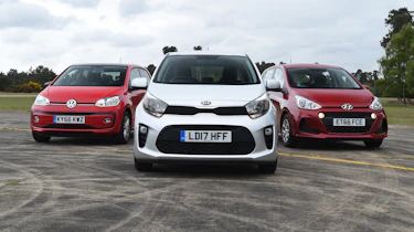 Kia Picanto vs Volkswagen up! vs Hyundai i10