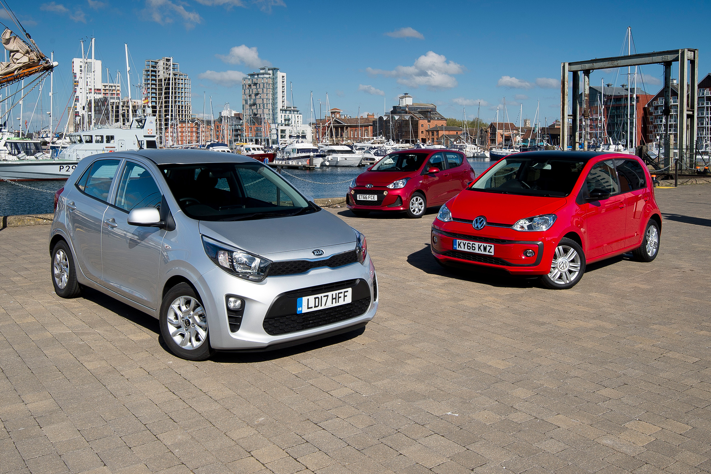 Kia Picanto vs Volkswagen up! vs Hyundai i10