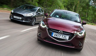 Mazda 2 vs Ford Fiesta - Twin test